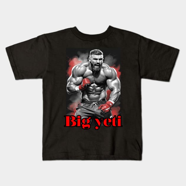 Travis Kelce ,big yeti Kids T-Shirt by Human light 